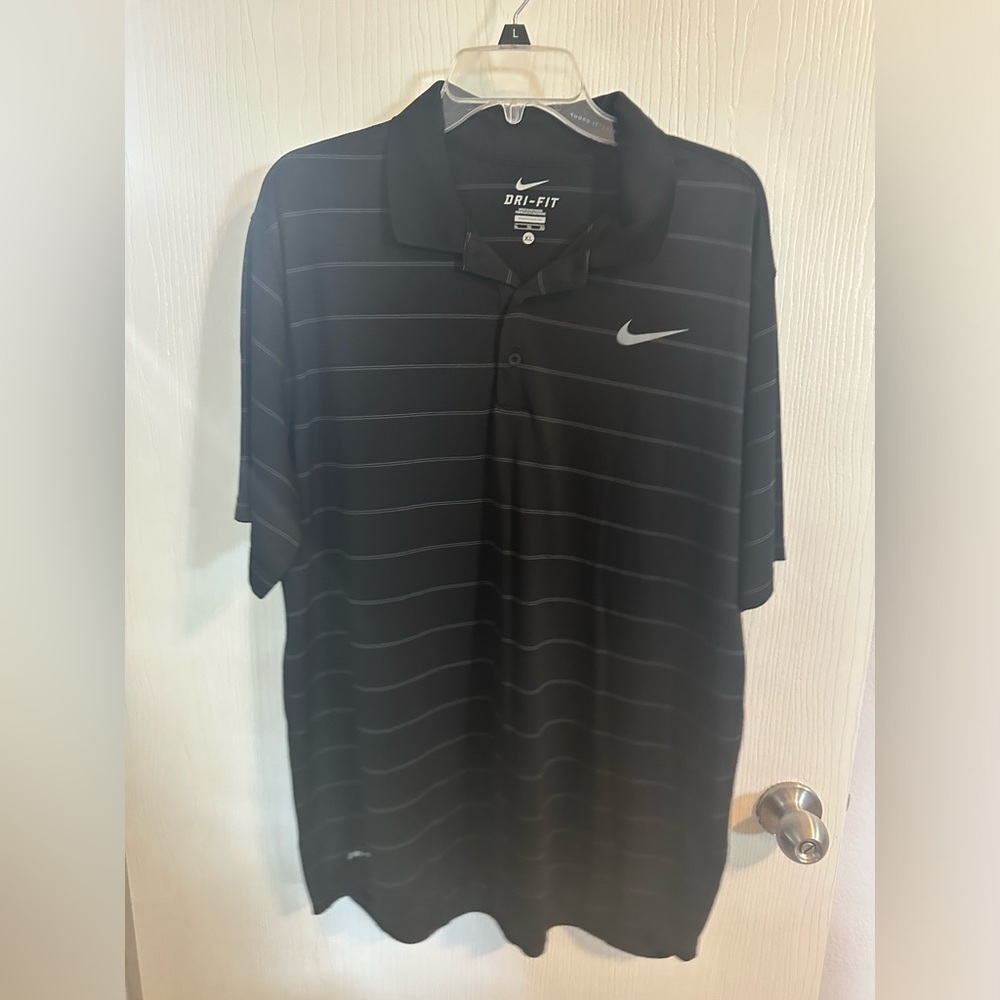 Men’s Nike Dri-Fit black polo